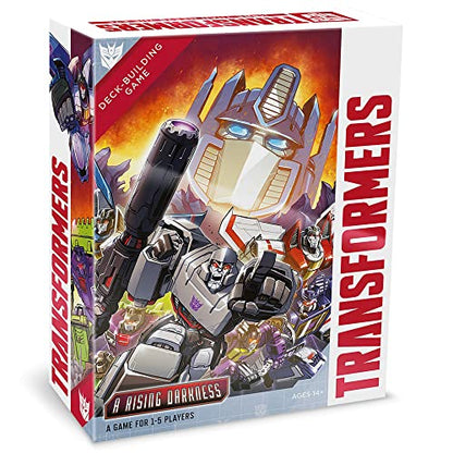 Renegade Game Studios Transformers Deck-Building Game: A Rising Darkness | Standalone Expansion for 1-5 Players, Ages 14+, Decepticon Themed Card Game, 45-90 Min Playtime, Competitive or Co-op