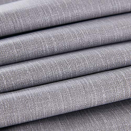 NLMUVW Square Vinyl Tablecloth, Small Heavy Duty PVC Table Cloth 100% Waterproof Oil Proof Wipe Clean Table Cover for Kitchen Dining Picnic, Grey, 42 x 42 inch - color: Grey, size: 42" x 42" (Square)