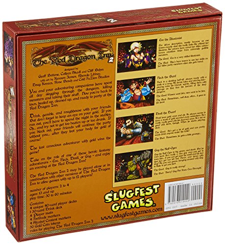 The Red Dragon Inn 2 - Strategy Card Game | 2-4 Players, Ages 13+, 30-60 Minutes - Standalone Expansion - Compatible with All Other Expansions
