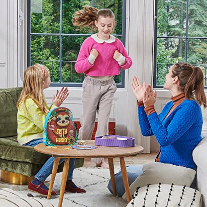 eeBoo Sloth in a Hurry Improv Action Game - Award Winning Creative Acting & Imagination Game, Screen-Free Fun for 2-4 Players, Ages 5 and up - style: Modern
