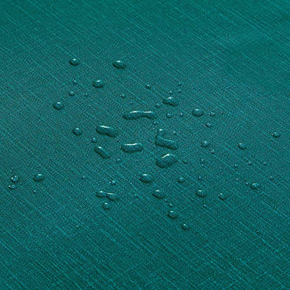 NLMUVW Square Vinyl Tablecloth 100% Waterproof Spill Proof PVC Table Cloth Wipe Clean Table Cover for Kitchen Dining Picnic, Teal, 42 x 42 Inch - color: Teal, size: 42" x 42" (Square)