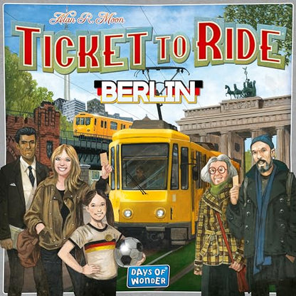 Asmodee Ticket to Ride Berlin Board Game - Train Route-Building Strategy Game, Fun Family Game for Kids & Adults, Ages 8+, 2-4 Players, 10-15 Minute Playtime - style: Berlin