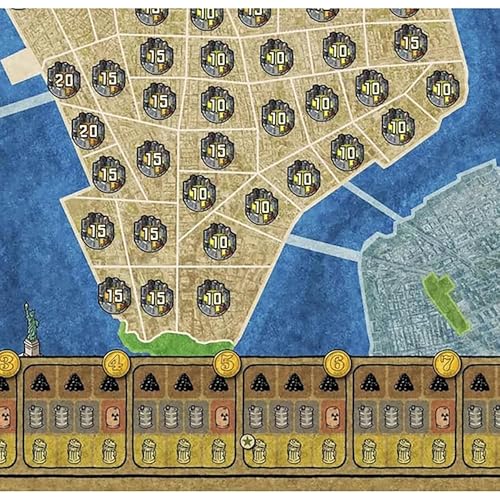 Rio Grande Games Power Grid Board Game: Bremen/Manhattan Strategy Expansion, 2-6 Players