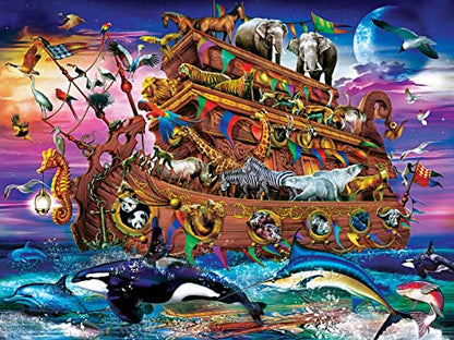 Masterpieces 300 Piece EZ Grip Jigsaw Puzzle - Noah's Arc - 18"x24" - size: 300 Piece