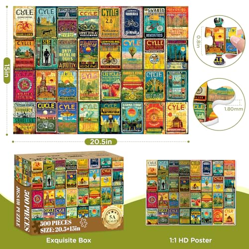 500 Piece Puzzle for Adult,Crazy State Laws Jigsaw Puzzle for Adult Senior,Unique Large Piece Puzzle with HD Print & Poster,nterlock Perfectly Frameable,Challenging Family Game Great Gifts,20.5 x 15In - color: Email