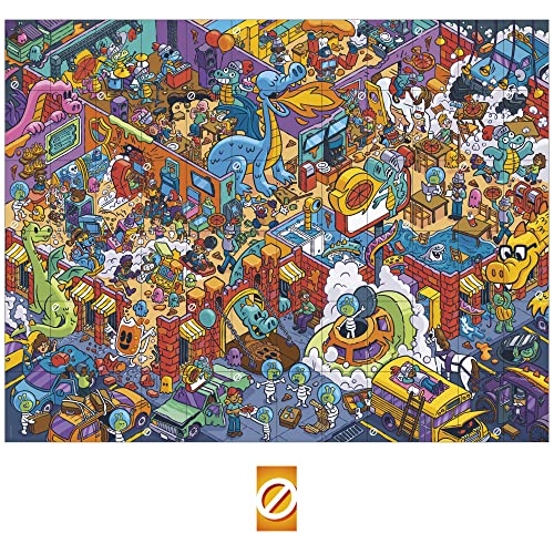 Hasbro Gaming Puzl It Game, Competitive Puzzle Card Game, Kids & Family Games, 2 to 6 Players, Pizza Party Theme, Fun Summer Activities, Vacation Travel Essentials, Ages 7+