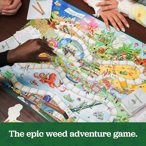 Ganjaland - The Novelty Board Game that Will Take You On an Epic Adventure - by What Do You Meme? - style: Core Game