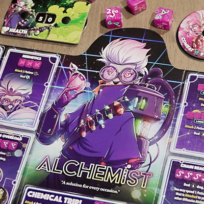 Dice Throne Box Game - Strategic Dice & Card Battler (Alchemist - Hero Pack) - style: Alchemist - Hero Pack