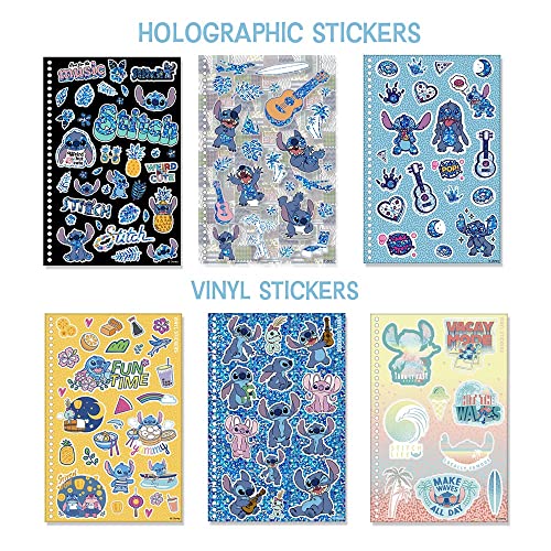 Fashion Angels Disney Stitch Sticker Book, Includes 1,000+ Stickers & Collector Pages, Disney Lilo and Stitch Stickers, Ideal for Accessorizing Kids Notebooks & More | Includes 1,000+ Stickers & Collector Pages, Ideal for Accessorizing Kids Notebooks & Mo