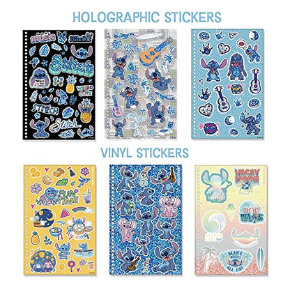 Fashion Angels Disney Stitch Sticker Book, Includes 1,000+ Stickers & Collector Pages, Disney Lilo and Stitch Stickers, Ideal for Accessorizing Kids Notebooks & More | Includes 1,000+ Stickers & Collector Pages, Ideal for Accessorizing Kids Notebooks & Mo