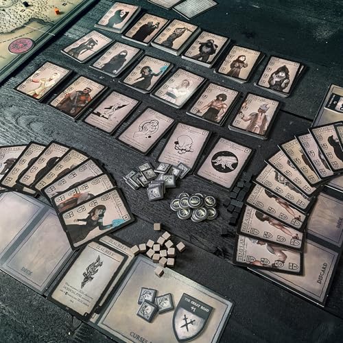 Eschaton | Cult Strategy Deck-Building Board Game | 2-6 Players | 60-180 Mins Playing Time | Dark Fantasy | Adults, Teens Ages 14+