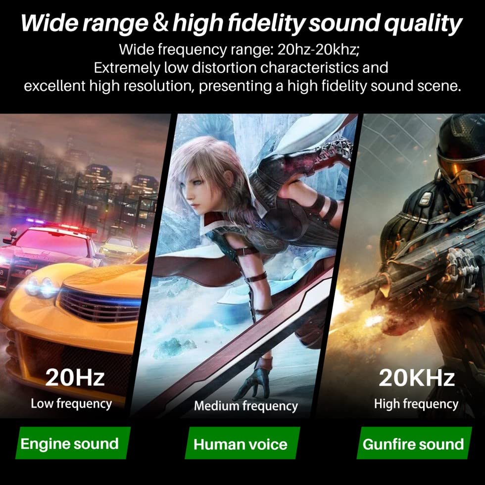 TOZO Wireless Earbuds Bluetooth 5.3 Headphones with 45ms Ultra Low-Latency and Cool Breathing Light Ergonomic Design Gaming Deep Bass Music Mode Headset Built-in Micro Stereo Sound