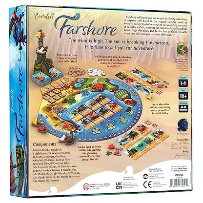 Everdell Farshore Collector's Edition Board Game – 1–4 Players | Set sail on a new standalone adventure with Everdell Farshore.