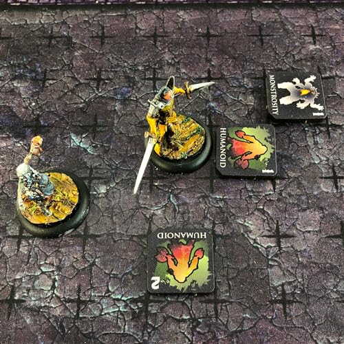C4Labs D&D Monster Tokens | 78 Tokens | Full Color | 1/8” Wood | RPGs, TTRPGs, Pathfinder, DND