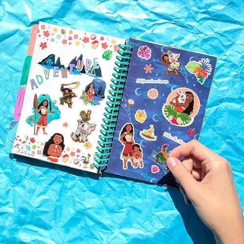 Fashion Angels Disney Moana Sticker Book | Includes 1000+ Moana-Themed Stickers & 10 Collector Pages, Ideal Arts & Crafts for Kids Ages 8+ - color: MULTI