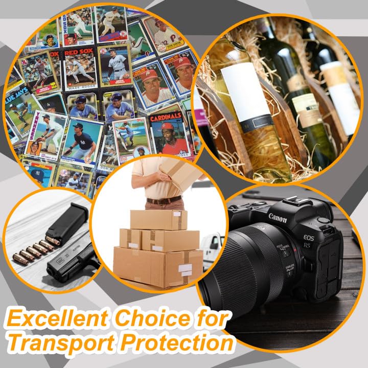 120PCS Foam Card Dividers Card Dividers for Storage Boxes Multifunction Foam Dividers for Trading Cards Shock Absorbing Foam Block for Sport Playing Game Card Packing Cases and Crafts