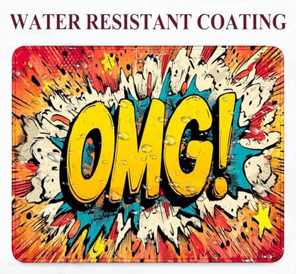 Professional Custom Mouse Pad, Office Non Slip Desktop Computer Mouse Pad | High Density Smooth Surface, Anti Slip Rubber Bottom Stable And Not Displaced, Exquisite Lock Edge Wear-Resistant And Durable - color: Watercolor