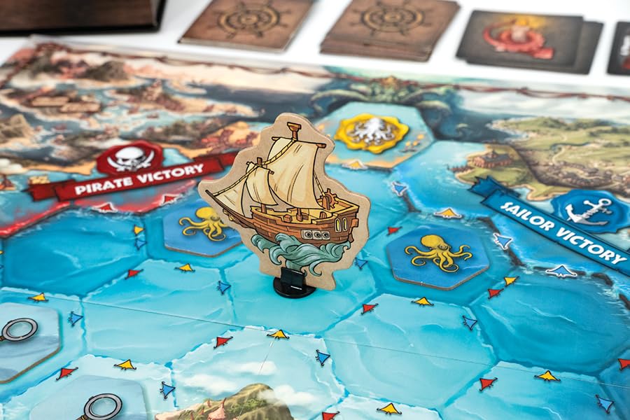 Outset Media Feed The Kraken Essential Edition - A Sailor's Favorite Deduction Game - for 5 to 11 Players Ages 12 and up