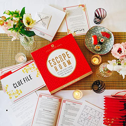 Talking Tables Escape Room Game at Home | Host Your Own Games Night | Japanese Themed | Interactive Ending | for Birthday Party, After Dinner Parties, Entertainment, Adults, Teenagers - color: Escape Room at Home