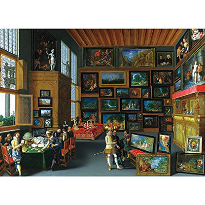 MaxRenard Game Jigsaw Puzzle 1000 Pieces for Adult Oil Painting Collection Cognoscenti in A Room Hung with Pictures Famous Artwork Toy - color: A037