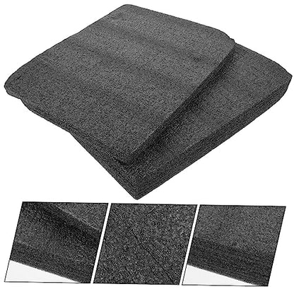 2pcs Pre-Cut Foam Inserts for Toolbox Flexible Foam Padding for Crafts Storage and Case Packing Protective Blocks for Board Games Drawers and DIY Projects