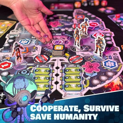 SAVANA Spark Riders 3000 - Rider Edition - Sci-Fi Survival Board Game | Pilot, Repair & Fight Aliens with The Interactive App | 1–4 Players, Ages 10+, 60 Min Playtime | Solo & Team Strategy Game - style: Rider Edition