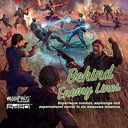 Achtung! Cthulhu 2d20: Mission Dossier 1 - Behind Enemy Lines - Expansion Book, Roleplaying Game - style: Dossier 1
