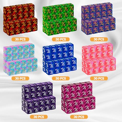 500 Pieces MTG Counter Bulk Keyword Counters Life Counter Tokens Dice Buff Tokens Compatible with Magic Card Game Accessories CCG Creature Stats (Runestone) - style: Runestone