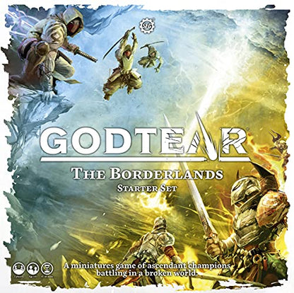 Steamforged Games: Godtear the Board Game (The Borderlands Starter Set) | Finvarr, Titus, Double-Sided Battlefield, No Assembly, 45-60 Minute, 14 Plus, (2 Players) - style: The Borderlands Starter Set