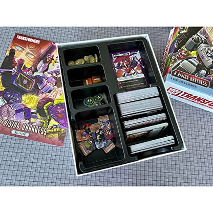 Renegade Game Studios Transformers Deck-Building Game: A Rising Darkness | Standalone Expansion for 1-5 Players, Ages 14+, Decepticon Themed Card Game, 45-90 Min Playtime, Competitive or Co-op