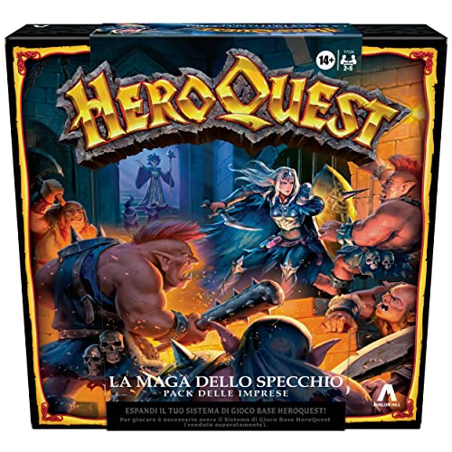 Avalon Hill, HeroQuest The Mirror Magician, Enterprise Pack, Fantasy Adventure Game in Dungeon Crawler Style - style: THE MIRROR MAGA