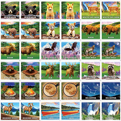 MasterPieces Kids Games - Jr Ranger Matching Game - Game for Kids and Family - Laugh and Learn - style: Jr. Ranger
