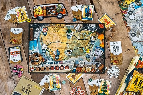 The A.R.T. Project | Cooperative Strategy Board Game | Card Drafting, Zone of Control Game | Coop and Solo Play for Adults and Teens | Ages 12+ | 1-6 Players | 45 Minute Play Time
