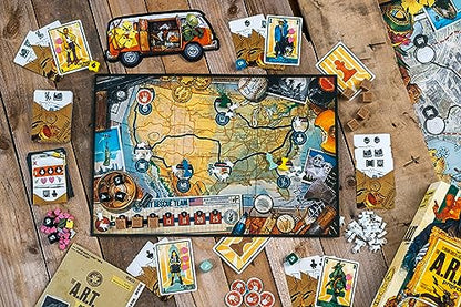 The A.R.T. Project | Cooperative Strategy Board Game | Card Drafting, Zone of Control Game | Coop and Solo Play for Adults and Teens | Ages 12+ | 1-6 Players | 45 Minute Play Time