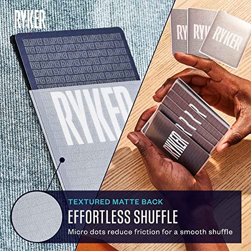 Ryker | Compatible with Here to Slay Card Protector Sleeves (Clear) | Board Game Card Sleeves PVC and Acid Free | Standard Size | Tarot Size - size: Here to Slay Starter Kit