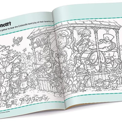 Highlights Hidden Pictures Sticker Fun for Kids Ages 3-6, 4-Pack, 64 Pages of Seek and Find Sticker Activities, Books Double as Coloring Books, 480+ Stickers, Volume 1