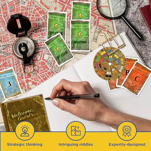 Exit: The Abandoned Cabin - Kennerspiel Des Jahres Winner, Card-Based Family Escape Room Game for 1-4 Players, Ages 12+, Blue