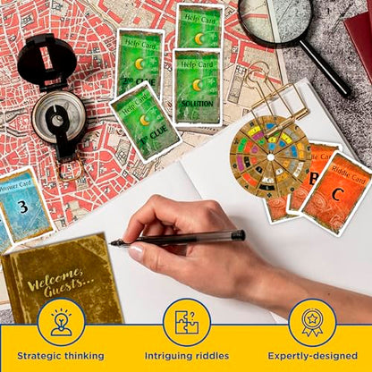 Exit: The Abandoned Cabin - Kennerspiel Des Jahres Winner, Card-Based Family Escape Room Game for 1-4 Players, Ages 12+, Blue