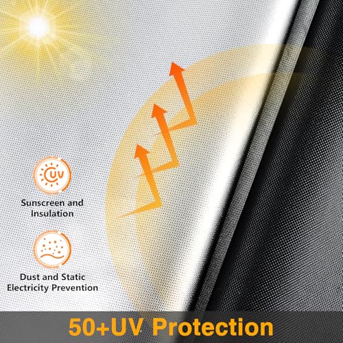EVRBUL Foosball Table Protection Cover Soccer Table Cover Waterproof Outdoor/Indoor UV Resistant ，Heavy Duty 420D，63"x45"x35"