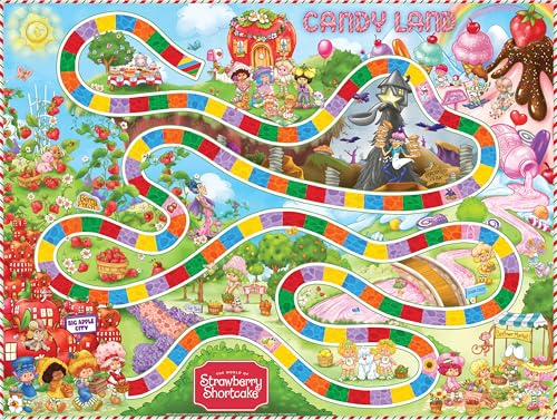 Candy Land: Strawberry Shortcake, Classic Board Game for Kids & Family, Nostalgic Adventure Color Matching Path, Featuring Iconic Characters and Locations, 2-4 Players, Ages 5+, Officially Licensed