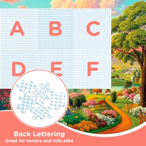 Puzzles 300 Piece for Adult,Farm Scenery Puzzle for Adult,Sunset Over a River Village Puzzle for Adults Kids Seniors,Interlock Perfectly No Dust,Fun Landscape Challenge Puzzles as Home Decor,20.5x15In