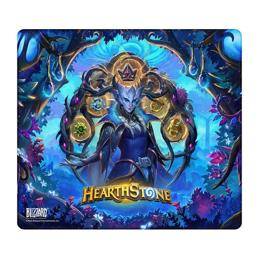 Blizzard Hearthstone Game Mouse Pad, XL Size Apply to Gamer Office & Home, Non-Slip Rubber Base, Extended Desk Mat with Stitched Edge, Smooth Stable & Durable, 17.7 * 15.7Inch (Unleash The Potential) | Gaming Mouse Pad w/ Non-Slip Rubber Base & Stitched E
