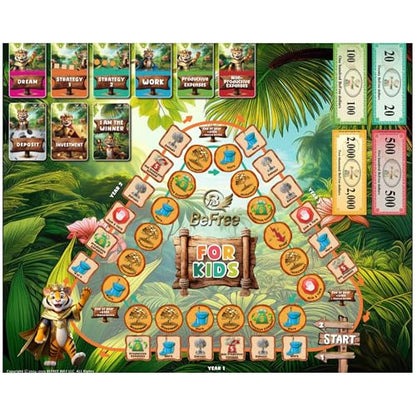 BeFree for KIDS – Fun Money & Financial Literacy Board Game | Teach Kids Smart Money Skills, Investing & Saving | Educational Strategy Game for Ages 7+ | Great for Family Game Night & Cash Flow Learn!