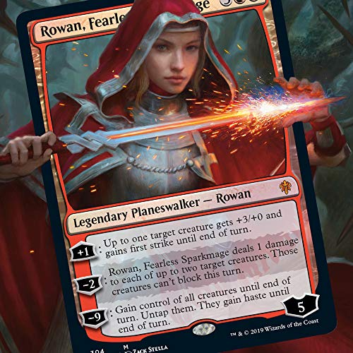 Magic: The Gathering Throne of Eldraine Rowan, Fearless Sparkmage Planeswalker Deck | Ready-to-Play | 60- Card Starter Deck - style: Rowan, Fearless Sparkmage