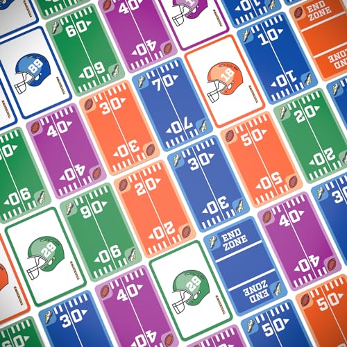 TOUCHDOWN The Card Game - Fast-Paced, Football Themed Card Game that Anyone Can Play, 2-4 Players, Fun Card Games for Adults, Kids, Families and Game Nights, Stocking Stuffers, Football Gifts