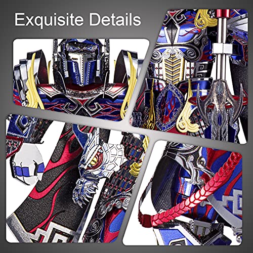 Piececool 3D Metal Puzzles with DIY Tools - The Titan Figure Mecha Model Building Kits for Adults, DIY Metal Crafts Kits Brain Teaser Puzzle Birthday Gifts - color: Titan&tools