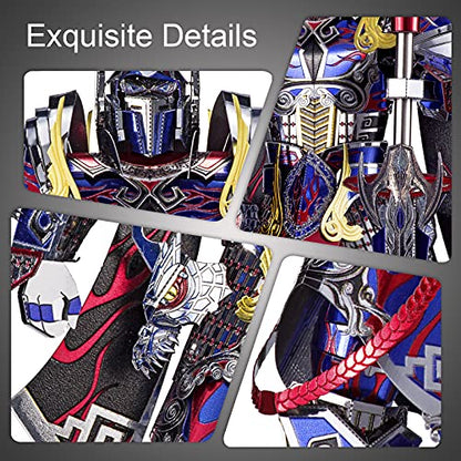 Piececool 3D Metal Puzzles with DIY Tools - The Titan Figure Mecha Model Building Kits for Adults, DIY Metal Crafts Kits Brain Teaser Puzzle Birthday Gifts - color: Titan&tools