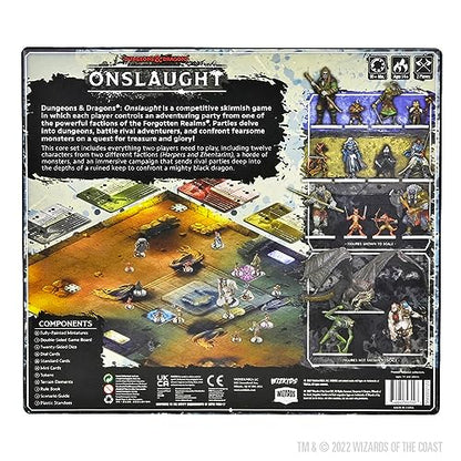 Dungeons & Dragons D&D Onslaught Board Game Core Set, Multicolor