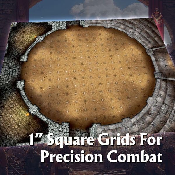 Arcknight The Extras Pack Roleplaying Battlemaps; 16 Modular RPG Maps in 8 Double-Sided Pages, 1" Square Grid, Modular & Versatile Design for Tabletop Gaming - for Dungeons & Dragons & Pathfinder - style: Extras