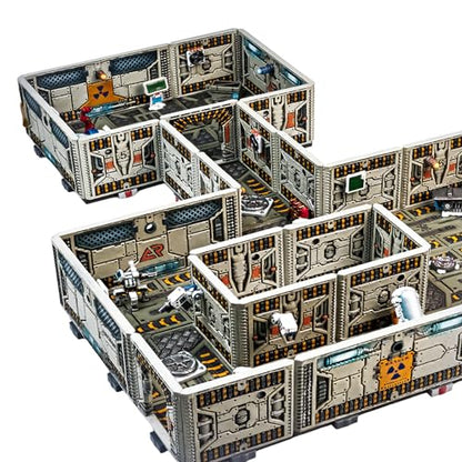 Archon Studio Dungeons & Lasers: Sci-Fi Starter Set Unpainted and Unassembled - Tabletop & RPG Terrain Game Set for Dungeons & Lasers – 280 Pieces for Ages 14+, (ARCDNL0001)